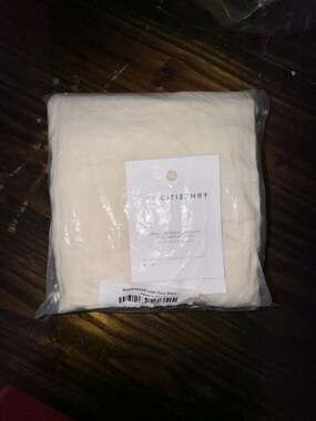 The Citizenry Stonewashed Linen Euro Sham 26x26
